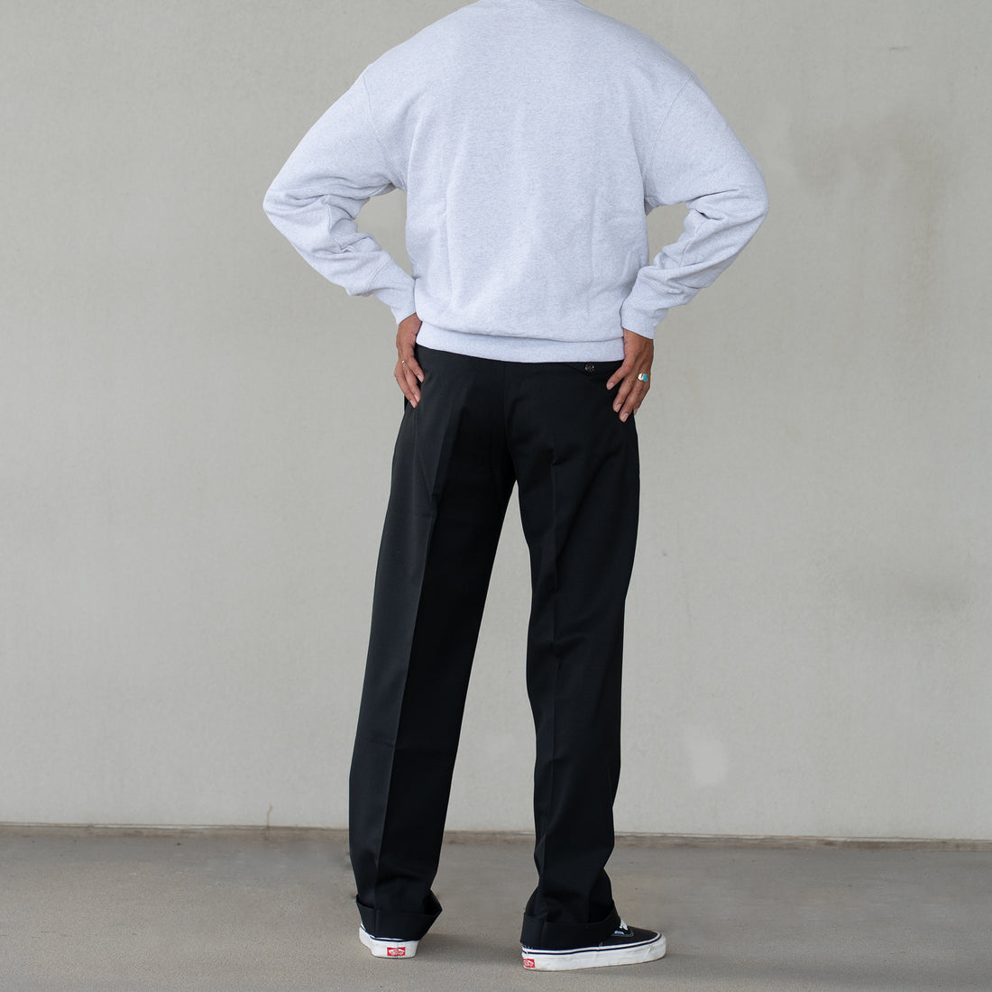 BERWICH/LUCANO LONG/Wool Blend Black