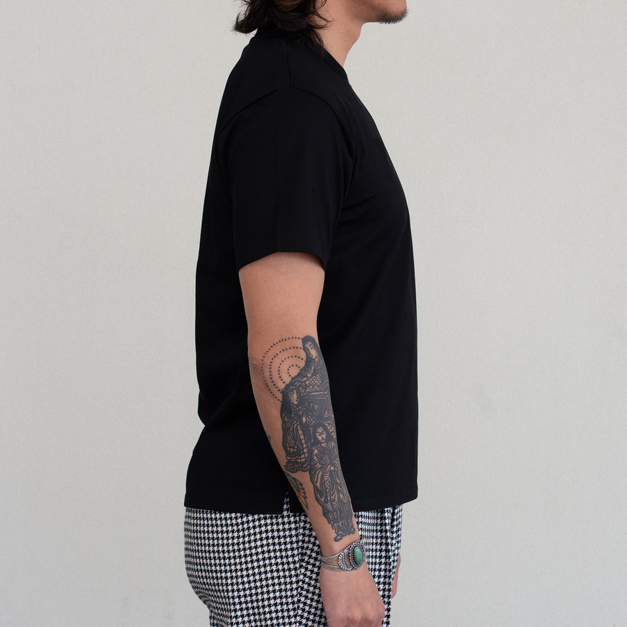 WEARLNESS/Fulfilled Dress T-shirts/ Black