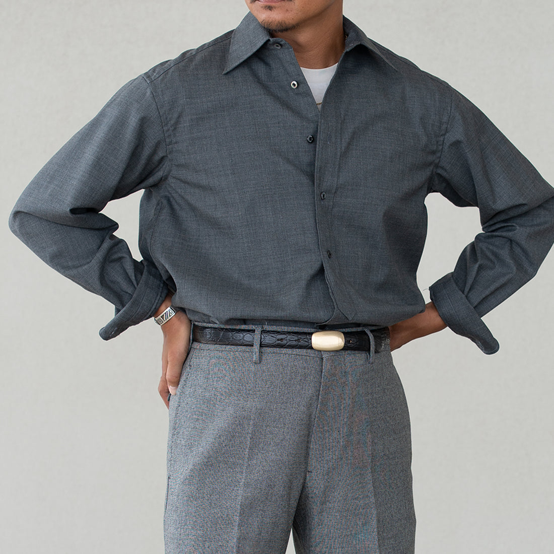 ALBERTO LUTI/ Belt/Black