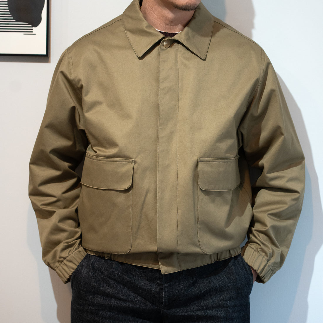 DOWNTOEARTH/Zip-up Fright Jacket