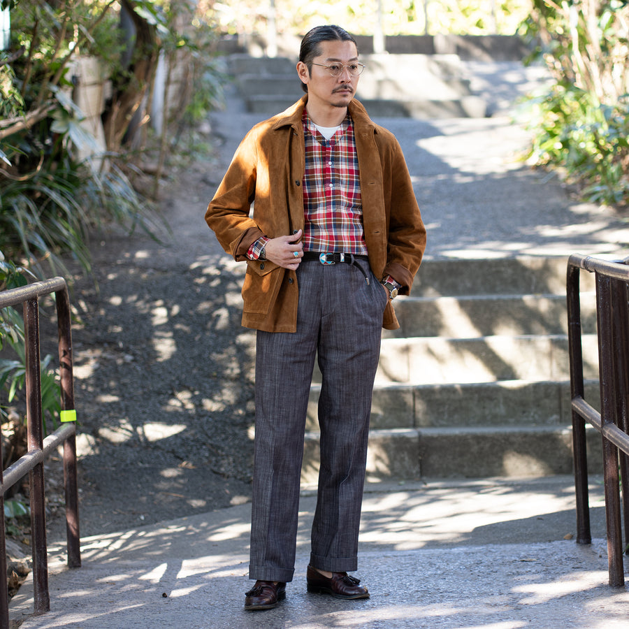 カ*丼様 Berwich ノープリーツワイドパンツ　lucano　44 BERWICH/LUCANO LONG/UBULL01/Brown – WEARLNESS