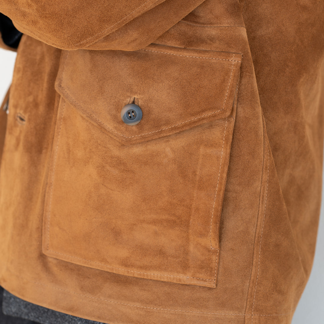 CINQUANTA/Suede Car Coat