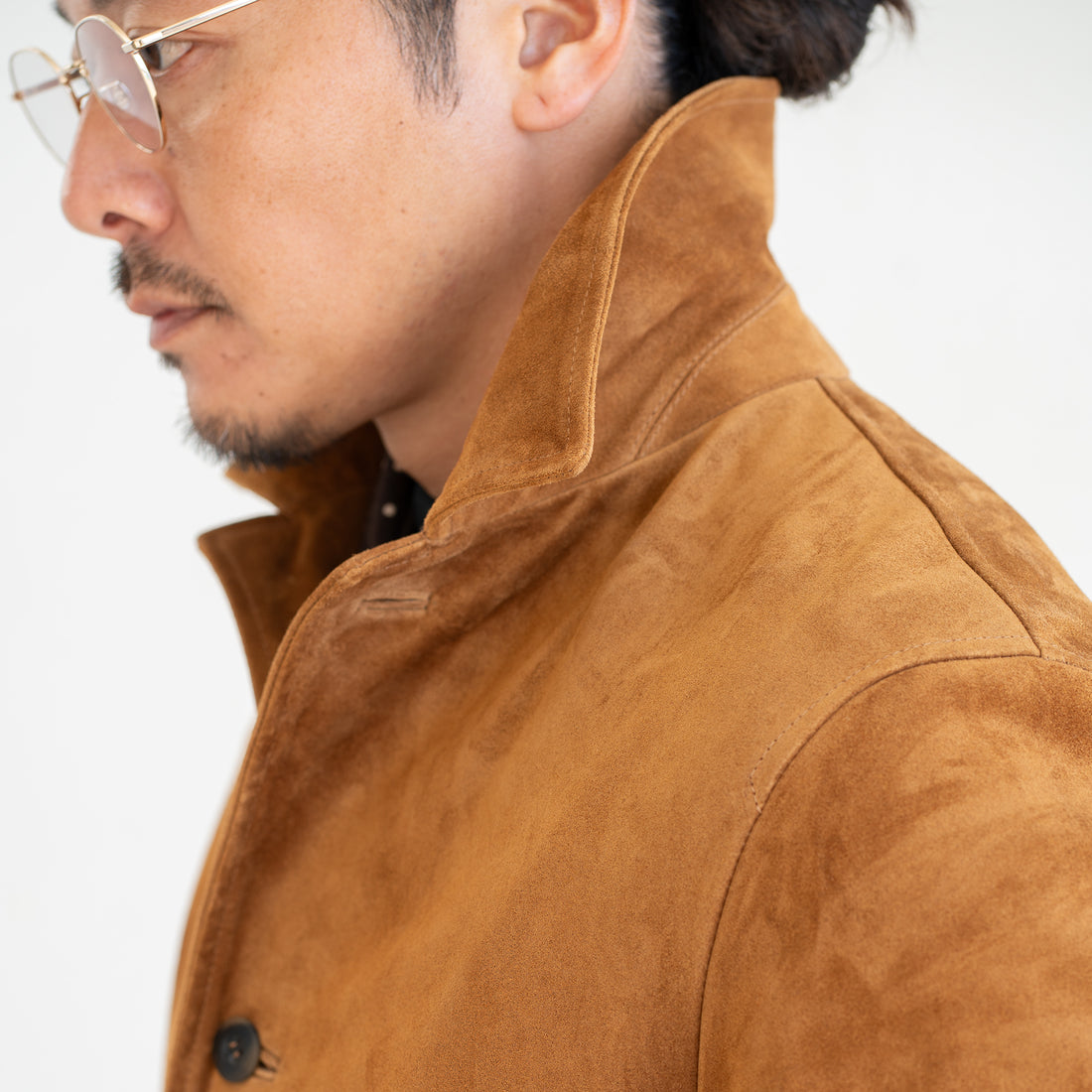 CINQUANTA/Suede Car Coat
