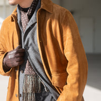 CINQUANTA/Suede Car Coat