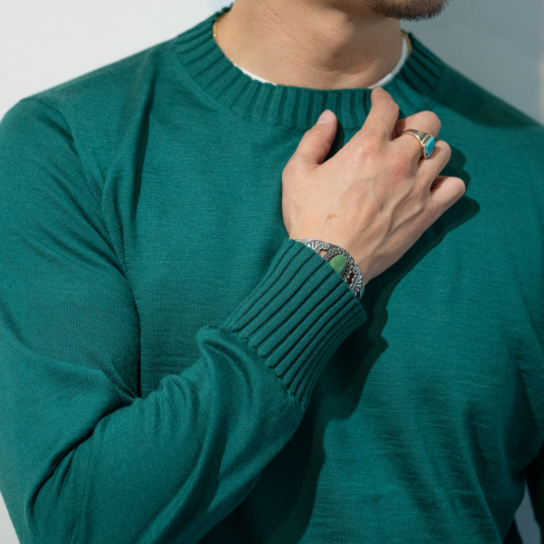 DOWNTOEARTH/Cariaggi Crewneck