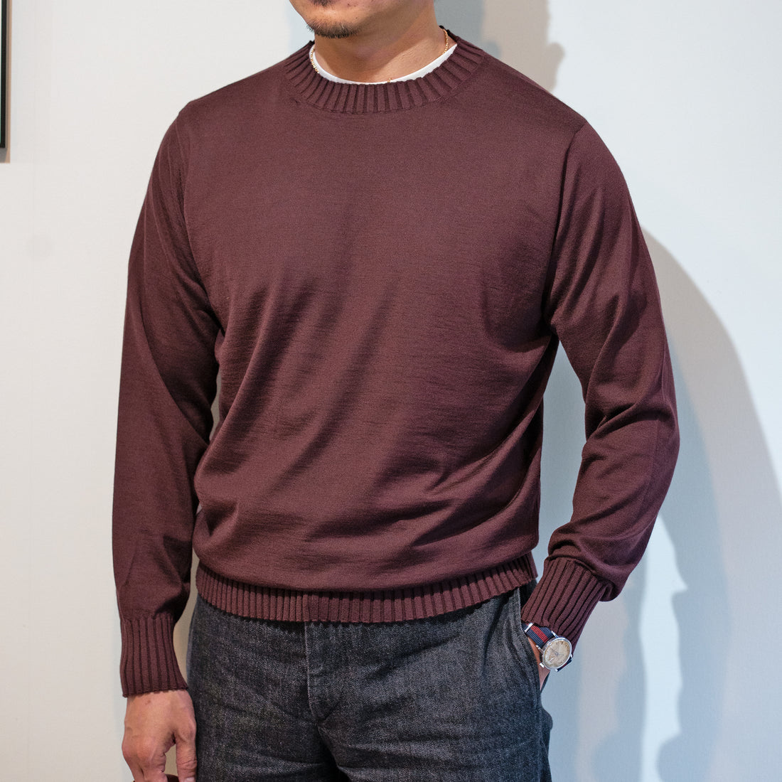 DOWNTOEARTH/Cariaggi Crewneck