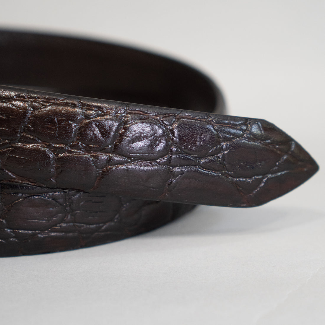 ALBERTO LUTI/ Belt/Dark Brown