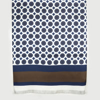 SEVEN FOLD/72400/WEARLNESS Exclusive Print Scarf/WHITE