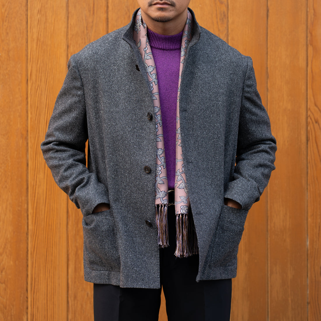 BOGLIOLI Cover All Jacket/Gray