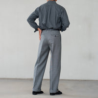 BERWICH/LUCANO LONG/High twist Wool Grey