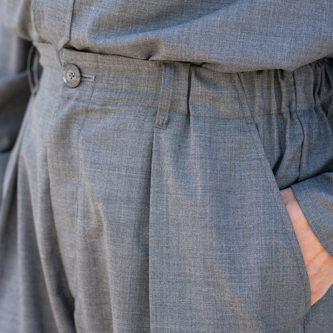 LA FAVOLA/ Easy Pants/Medium Gray