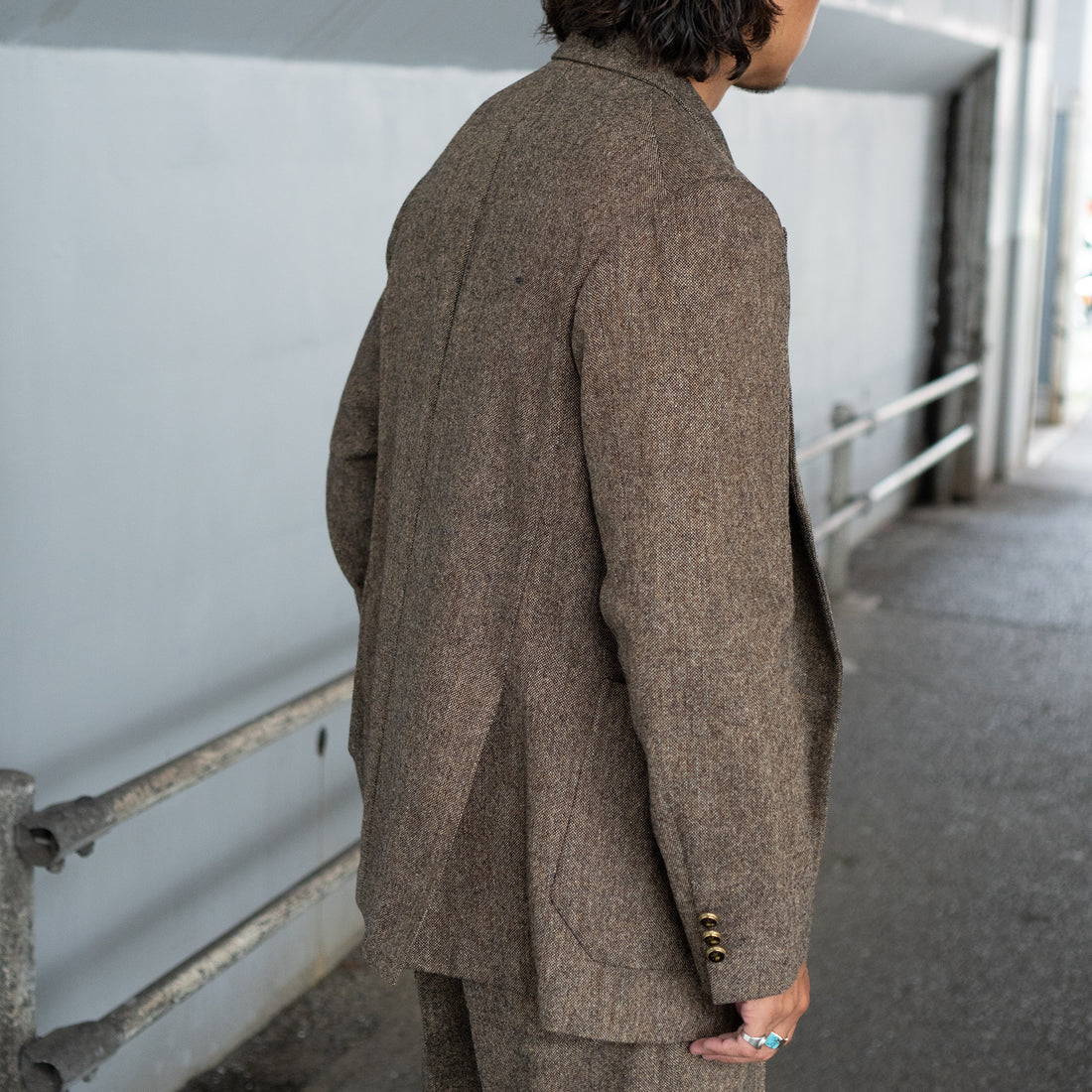 LA FAVOLA/4BW Homespun Jacket