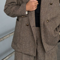 LA FAVOLA/4BW Homespun Jacket