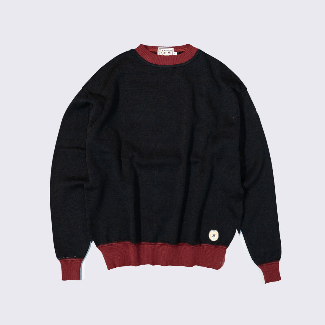KANELL INDUSTRIEL/LE B-A-BA Bicolor Cotton Knit/Black