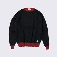 KANELL INDUSTRIEL/LE B-A-BA Bicolor Cotton Knit/Black