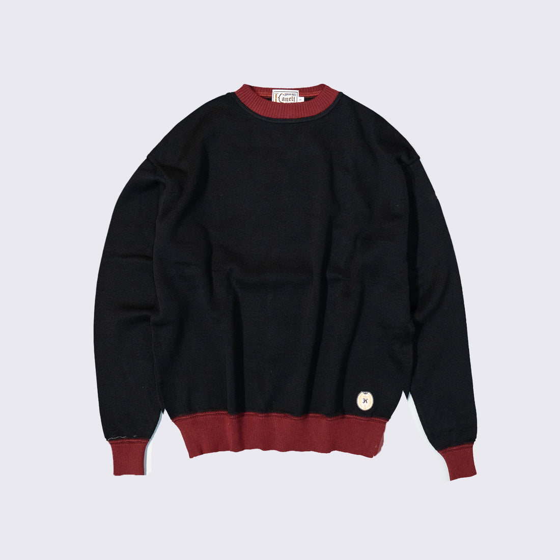 KANELL LE B-A-BA Bicolor Cotton Knit バイカラー コットンニット