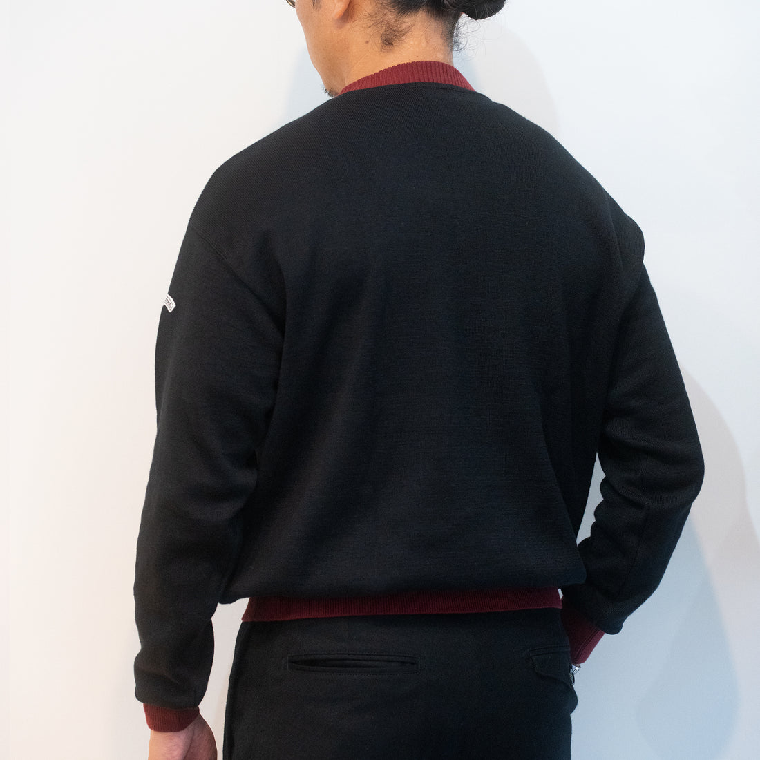 KANELL INDUSTRIEL/LE B-A-BA Bicolor Cotton Knit/Black