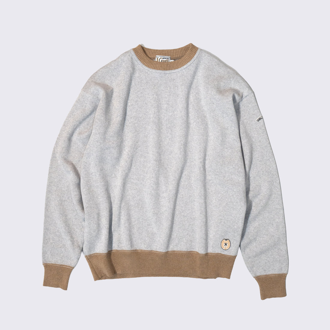KANELL INDUSTRIEL/LE B-A-BA Bicolor Cotton Knit/Gray