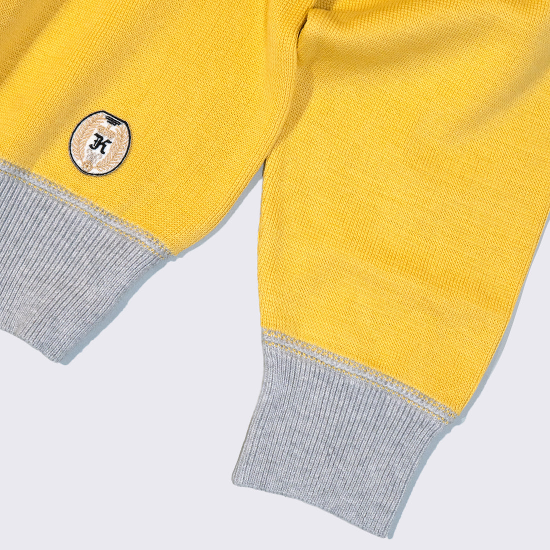 KANELL INDUSTRIEL/LE B-A-BA Bicolor Cotton Knit/Yellow
