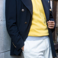 KANELL INDUSTRIEL/LE B-A-BA Bicolor Cotton Knit/Yellow