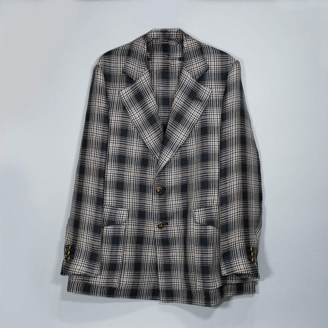 la favola/Linen Plaid Bush Jacket