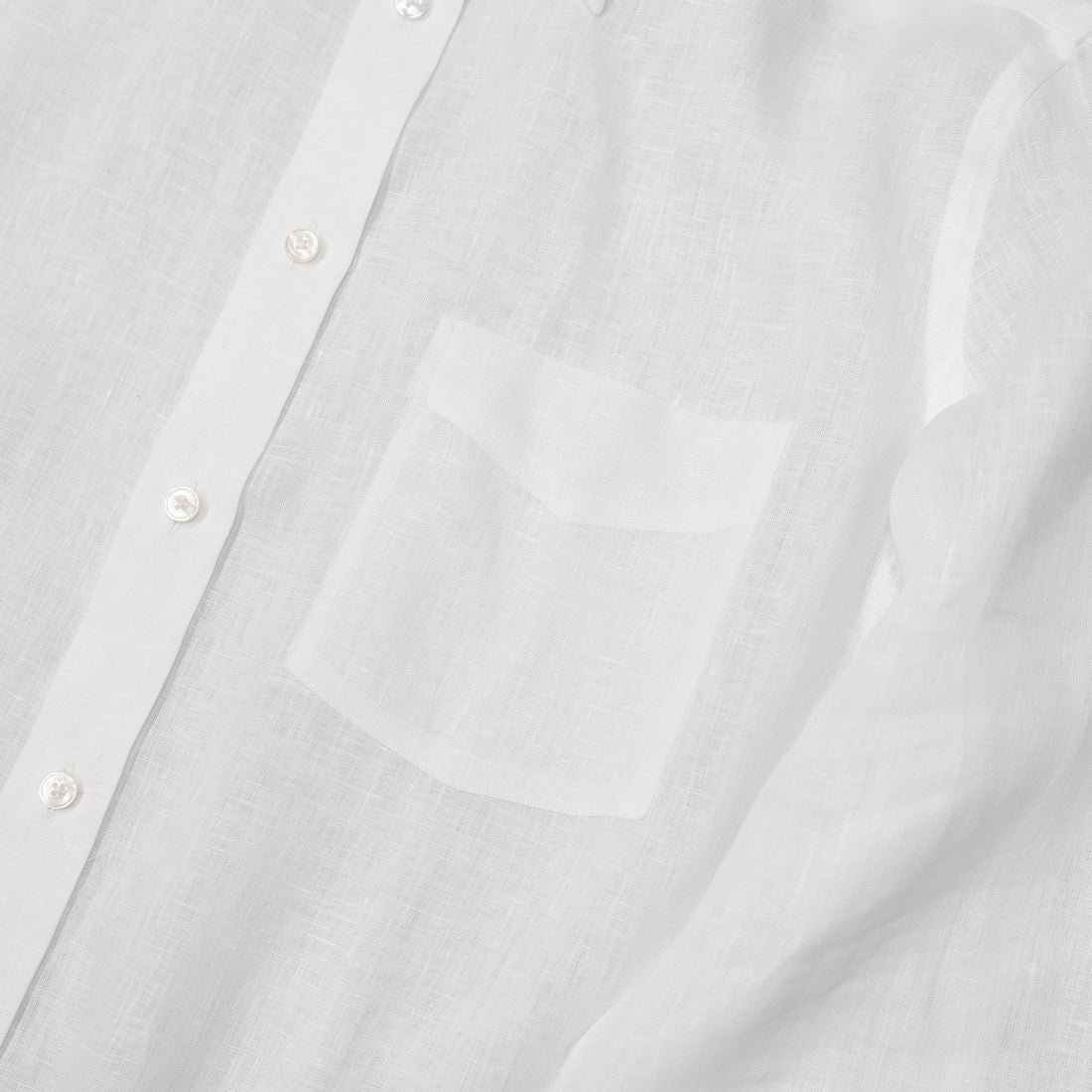 WEARLNESS/Classic Linen Shirts /White