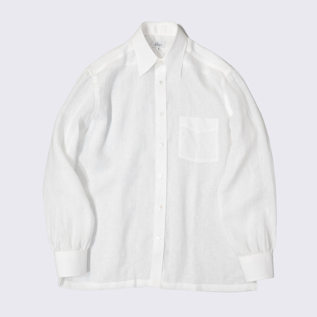 WEARLNESS/Classic Linen Shirts /White