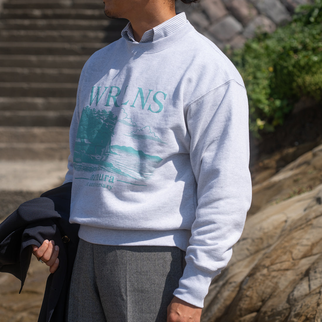 WEARLNESS/WRLNS Inamura 1st Anniversary Sweat/Light Gray