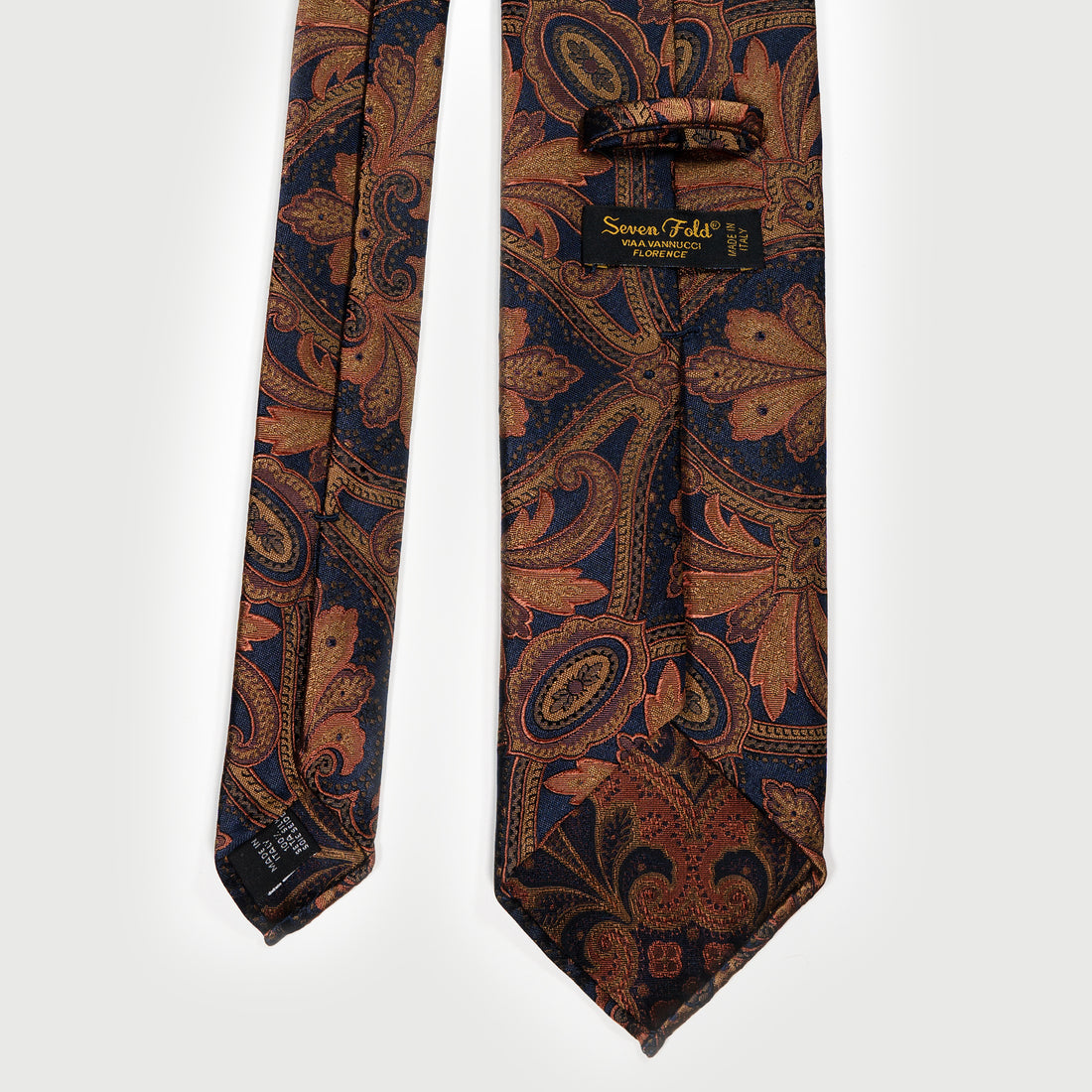 seven fold  tie