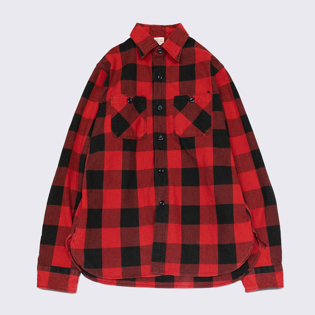 FAR EAST MANUFACTURING/Buffalo Plaid Work Shirts/Red