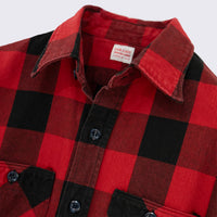 FAR EAST MANUFACTURING/Buffalo Plaid Work Shirts/Red