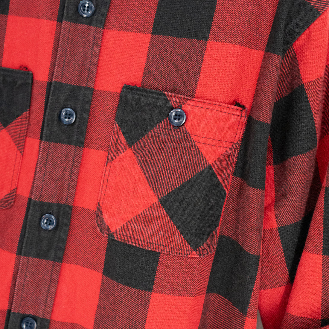 FAR EAST MANUFACTURING/Buffalo Plaid Work Shirts/Red