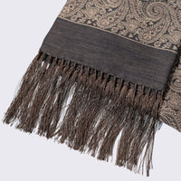 SEVEN FOLD/Exclusive Wool Silk Paisley Muffler