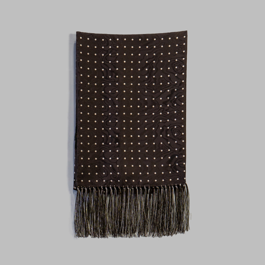 SEVEN FOLD Geometric & Dot Scarf
