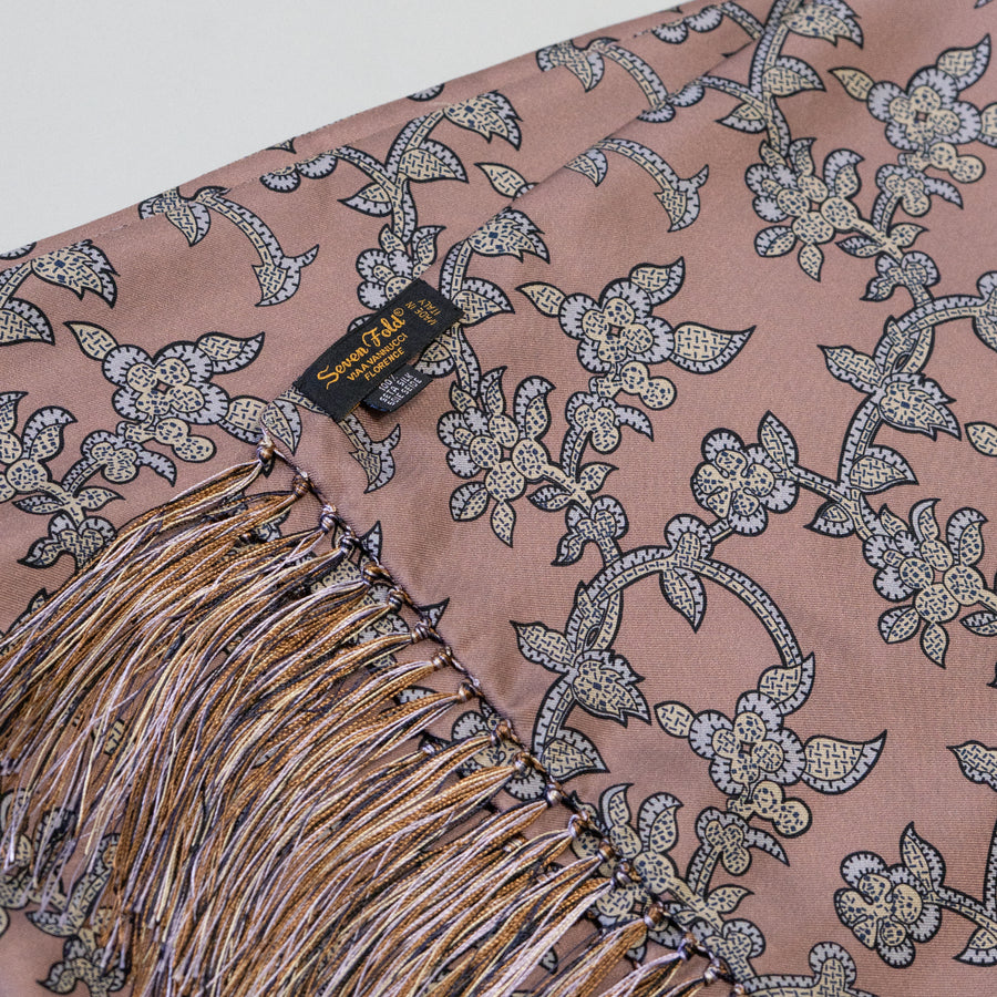 SEVEN FOLD Botanical Print Scarf