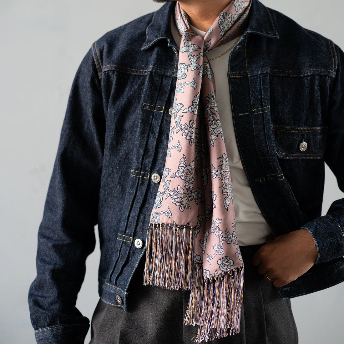 SEVEN FOLD Botanical Print Scarf