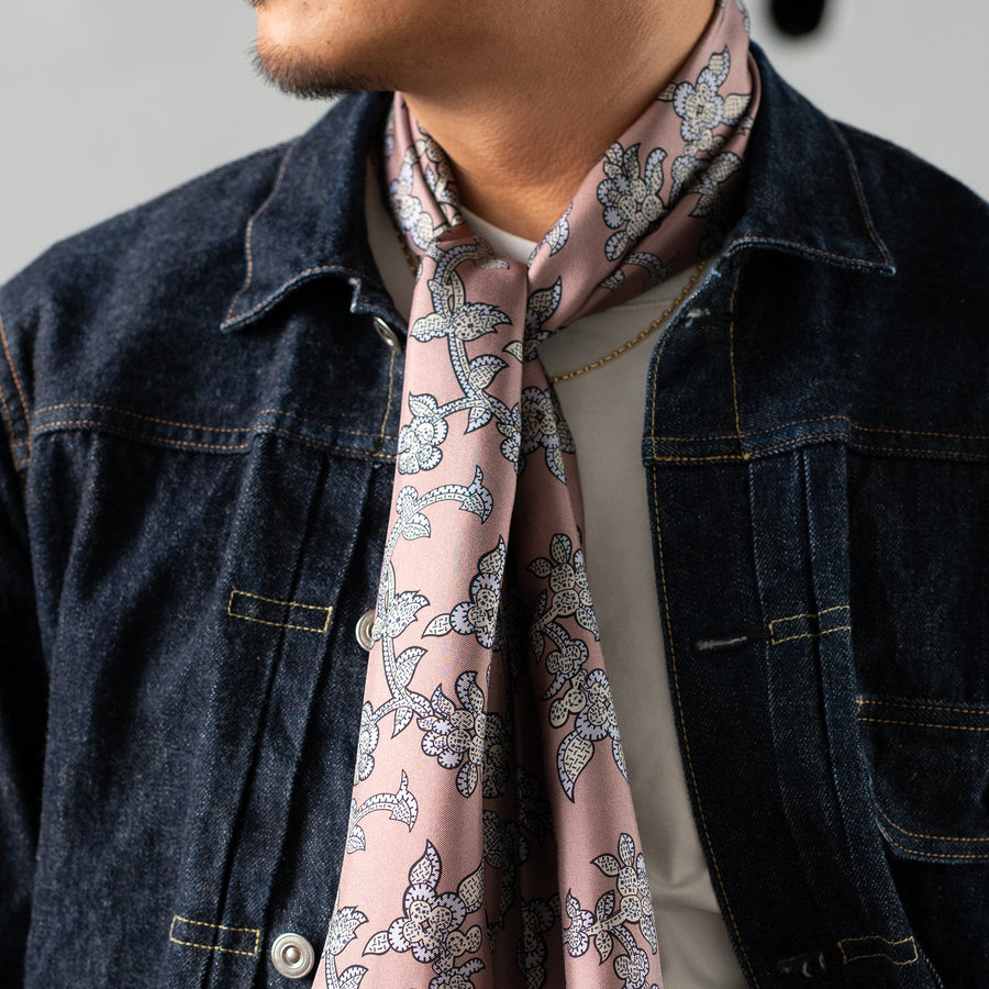 SEVEN FOLD Botanical Print Scarf