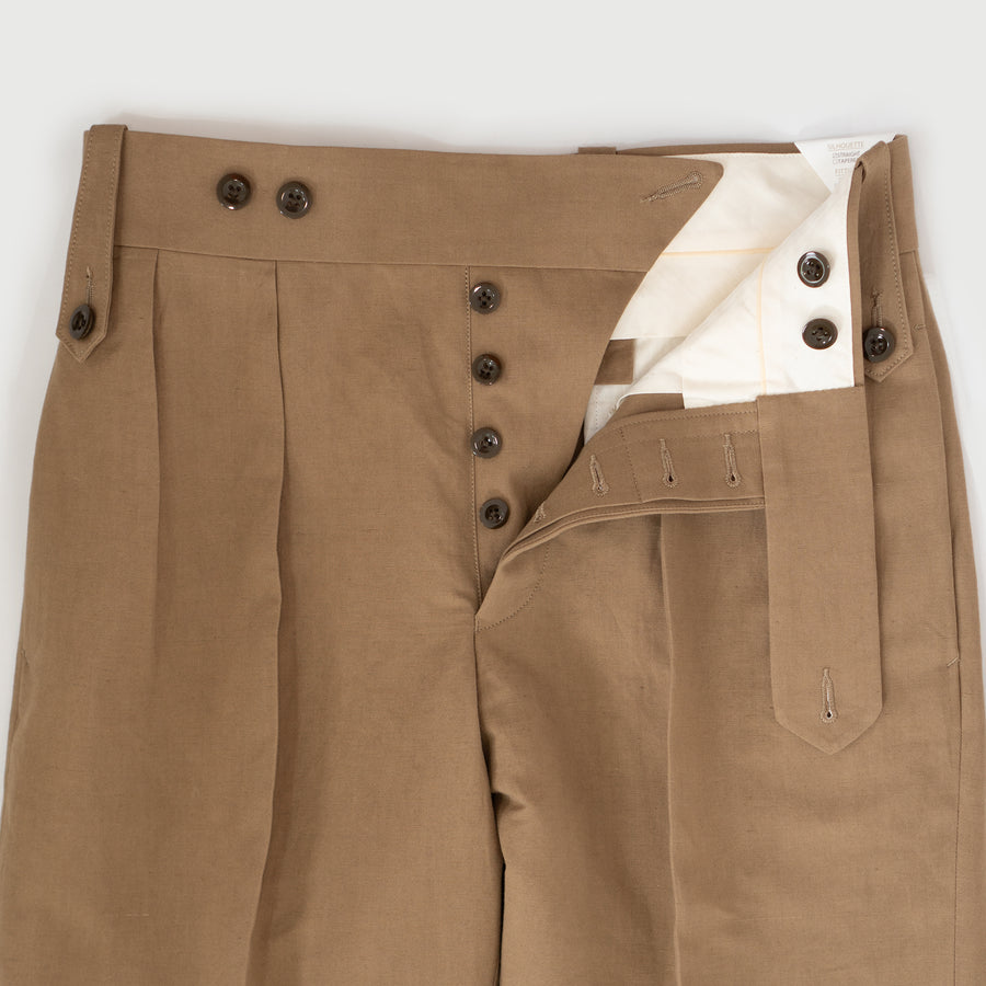 TANGENT/40's British Gurkha Short Pants/BROWN