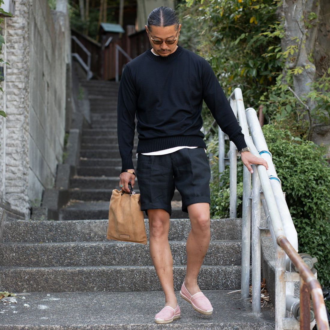 DON QUICHOSSE/Cotton Stripe エスパドリーユ
