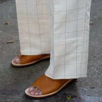 TANGENT/40’s British Gurkha Trousers/Linen Blend Summer Check