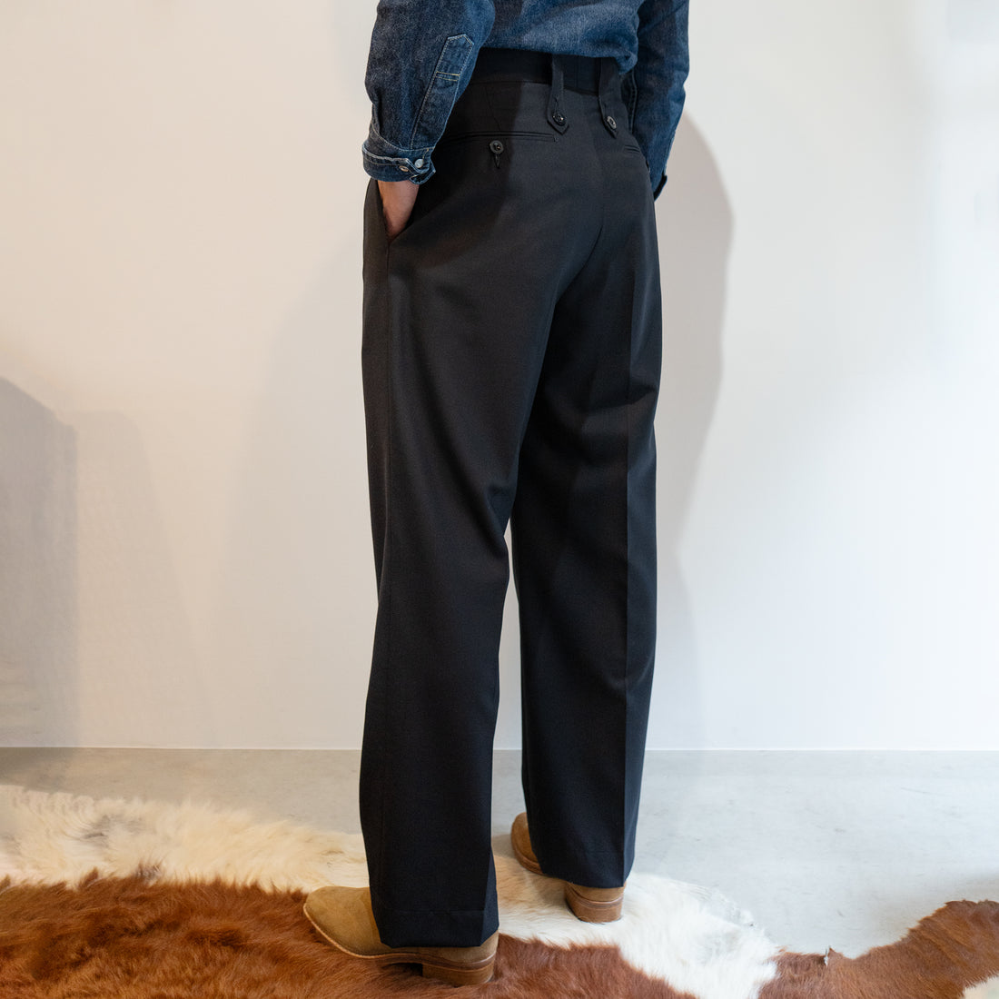 TANGENT/40’s British Gurkha Trousers/Tropical wool