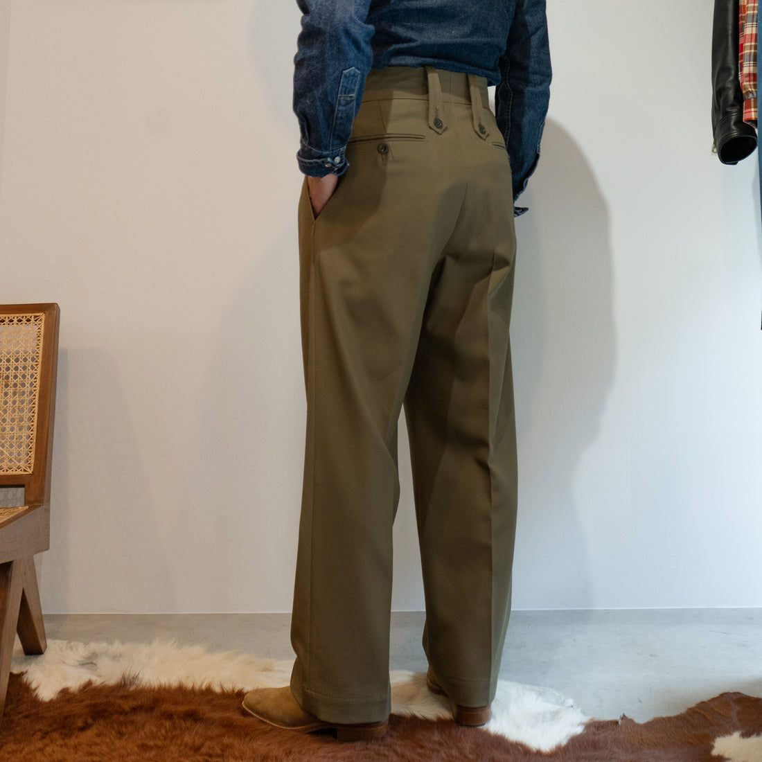TANGENT/40’s British Gurkha Trousers/Cotton twill