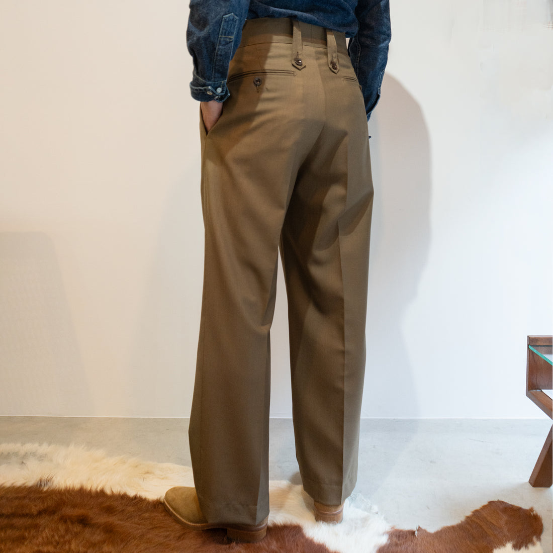 TANGENT/40’s British Gurkha Trousers/Tropical wool