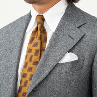 SEVEN FOLD/81317/24 Biscuit print tie