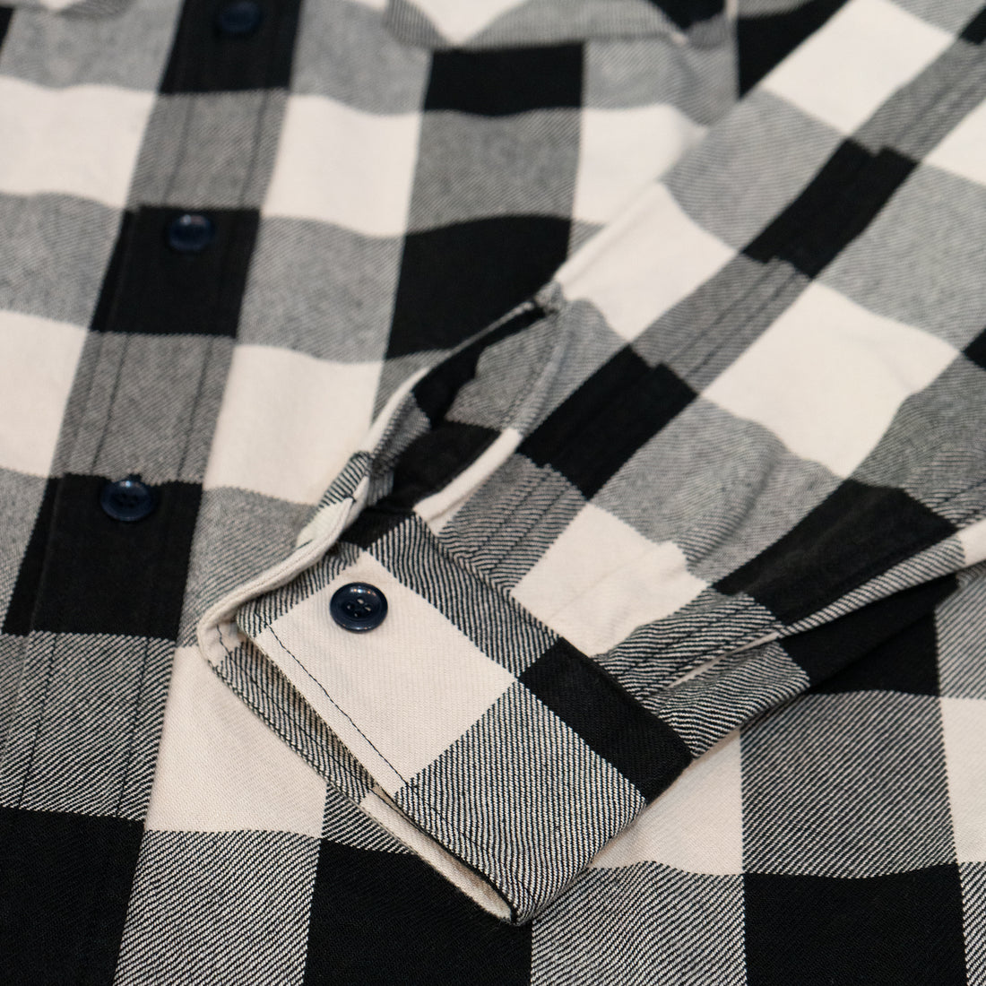 FAR EAST MANUFACTURING/Buffalo Plaid Work Shirts/White
