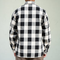 FAR EAST MANUFACTURING/Buffalo Plaid Work Shirts/White